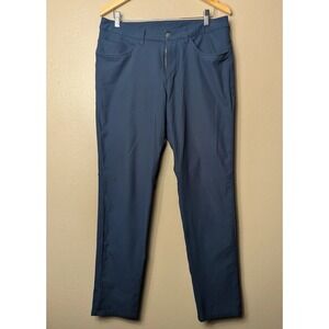 Lululemon ABC Slim Fit 5 Pocket Pants 32x32 Navy Blue Warpstreme Mens